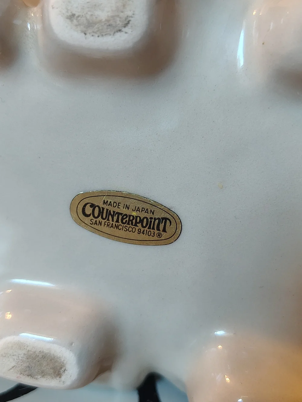 Vintage 1970s Counterpoint San Francisco Ceramic Train Piggy Bank Japan